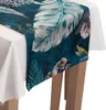 Tischläufer mit Muster 40 x 220 cm Große Blätter und Vögel Produktbild-Vorschau 4