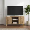 vidaXL TV skrinka 102 x 34,5 x 50 cm z drevotriesky v štýle Náhľad obrázku produktu 3