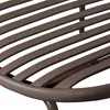 Bruce Garten Lounge Sessel + Hocker Pp/Metal Lila/Braun Produktbild-Vorschau 3