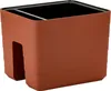 Samozavlažovací box BERBERIS na zábradlie + knôty 30x26x24h Náhľad obrázku produktu 1