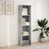 vidaXL Regał betonowy szary 40x30x152 cm materiał Podgląd zdjęcia produktu 3