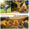 SALCAR 800 LED Solar Lichterkette Aussen 16m Cluster Produktbild-Vorschau 8