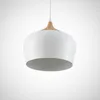Lindby Hängeleuchte Vilsera, weiß, Metall/Holz, 26 cm, E27 Produktbild-Vorschau 7