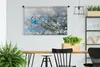 MuchoWow® Wandteppich Wandbehang Sakura - Schmetterling - Produktbild-Vorschau 2