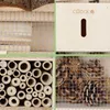 CADOCA® 2x Insektenhotel Bug's Inn 31x30,5x9,5cm Holz Produktbild-Vorschau 5