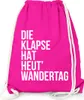 Turnbeutel Die Klapse hat heute Wandertag - Gym Bag Sack Produktbild-Vorschau 1