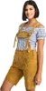 Steigenhöfer Traditionelle Lederhose für Damen mit Trägern Produktbild-Vorschau 3