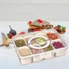 Snackbox mit 8 Fächern und Deckel, transparente Produktbild-Vorschau 4