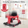 COSTWAY 6 in 1 Lauflernhilfe, Lauflernwagen mit Höhe & Produktbild-Vorschau 5