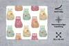 MuchoWow® Mauspad Mousepad Mädchen - Katze - Blumen - Produktbild-Vorschau 3