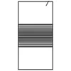 vidaXL Duschwand für Begehbare Dusche Schwarz 100x195 cm Produktbild-Vorschau 3