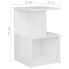 vidaXL Stolik nocny biały wysoki połysk 35x35x55 cm Podgląd zdjęcia produktu 6