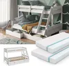Etagenbett Vitalispa Everest Weiß 120x200 / 80x200 cm mit 2 Produktbild-Vorschau 2