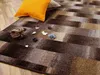 Designer Velour Teppich Mystic Karo Braun, Größe:400x400 cm Produktbild-Vorschau 2