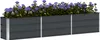 vidaXL Pflanzkübel Anthrazit 240 x 40 x 45 cm Stahl Produktbild-Vorschau 3
