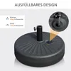 Sonnenschirmständer befüllbar 22 kg, Schirmfuß Schirmhalter Produktbild-Vorschau 7