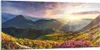 Bilder auf glas - Gebirge Wiese Landschaft Wald - 120x50cm Produktbild-Vorschau 1