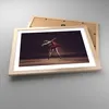 Gerahmtes Poster - Rahmen in heller Eiche - Ballerina Rot Produktbild-Vorschau 3
