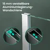 Mai & Mai Duschwand für Dusche Duschabtrennung 120x200cm Produktbild-Vorschau 6