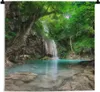 MuchoWow® Wandteppich Wandbehang Erawan-Wasserfall in Produktbild-Vorschau 1