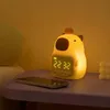 Capybara Réveil Veilleuse de bureau Minuteur Snooze LED USB Voir les images du produit 7