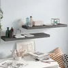 vidaXL Schweberegale 2 Stk. Hochglanz-Grau 80x23,5x3,8 cm Produktbild-Vorschau 18