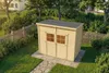 Alpholz Gerätehaus Alster 251x139cm Naturbelassen mit 19mm Produktbild-Vorschau 9