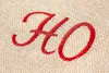 Weihnachts-Jute-Geschenkbeutel mit Kordelzug – bestickter Produktbild-Vorschau 6