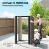 Outsunny Metall Gerätehaus 1,17 m², Geräteschuppen mit Produktbild-Vorschau 8