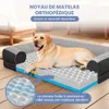 Lit orthopédique pour chien ELONEO, taille L - Noir Voir les images du produit 2