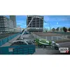 A construction site with a concrete mixer truck and a concrete pump. Produktbild-Vorschau