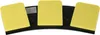 A triple foot switch device with yellow pedals on a black base, shown from a slightly elevated front angle against a white background. Náhľad obrázku produktu