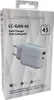 LC-Power Charger USB-C/USB-A 45W LC-GAN-45 Weiß Produktbild-Vorschau 2