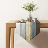 Tischläufer Modern Rustikal Gestreift Holz Textur Produktbild-Vorschau 2