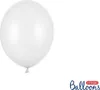100 Stk. Luftballon Ø12cm "Uni Metallic" |  Pure White Produktbild-Vorschau 7
