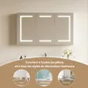 INONEFT Armoire miroir pour salle de bain avec éclairage et Voir les images du produit 6