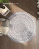 SONGMICS HOME Teppich rund, 160 cm d, Wohnzimmerteppich, Produktbild-Vorschau 1