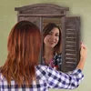 Wandspiegel Spiegelfenster mit Fensterläden 53x42x5cm  Produktbild-Vorschau 2