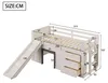 Merax Etagenbett 90x200 mit Rutsche, Kinderbett mit 3 Produktbild-Vorschau 7