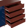 Sideboard 160x40x80cm MDF, Schiebetüren Hochglanz, 4 Produktbild-Vorschau 5