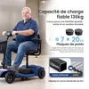 Scooter électrique pour seniors, 4 roues, construction Voir les images du produit 2
