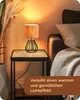 EDISHINE Nachttischlamp Wohnzimmer, Boho Tischlampe mit Produktbild-Vorschau 4