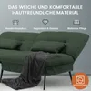 COMHOMA Sofa Schlafsofa mit Schlaffunktion, überzug Futon Produktbild-Vorschau 10