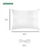 Jardinion Sonnensegel 3x4m Weiß rechteckig – Sonnenschutz Produktbild-Vorschau 2