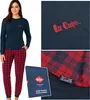 Lee Cooper dámske bavlnené pyžamo – dlhý zimný spací odev, Náhľad obrázku produktu 1