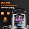 Hachoir électrique 6 L, 1 500 W, avec 3 vitesses, pour Voir les images du produit 8