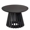 Couchtisch FineBuy Sofatisch Massivholz Schwarz 60x60x41cm Produktbild-Vorschau 6