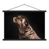 MuchoWow® Textilposter Hund - Braun - Porträt 150x100 cm Produktbild-Vorschau 1