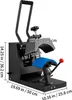 VEVOR Cap Hitzepresse Transferpresse 21,5x10cm 4 Heizkissen Produktbild-Vorschau 9