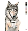 Zuty - Malen nach Zahlen - WOLF UND KAFFEE (HOLLY Produktbild-Vorschau 4